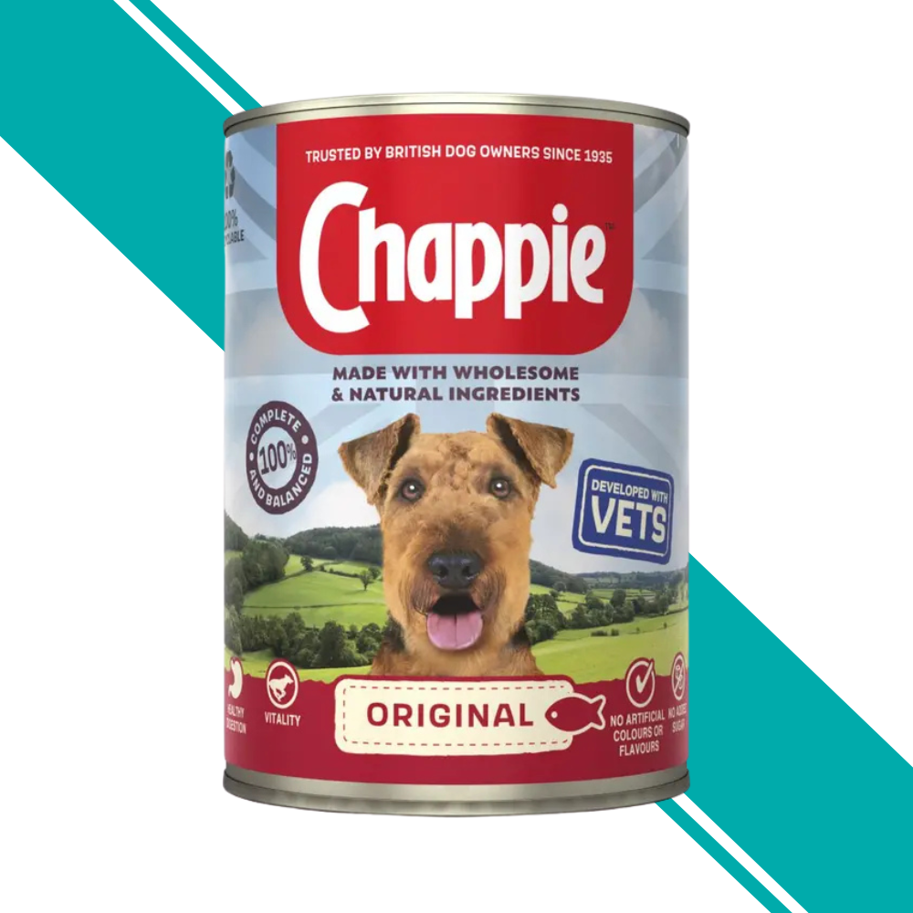 Chappie Original Complete Wet Dog Food Tins 12 x 412g